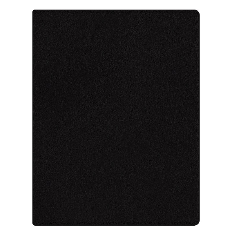 2026 Blue Sky Passages 8.5" x 11" Calendar Year Weekly & Monthly Planner, Faux Leather Cover, Black (152884) image 1