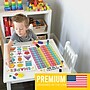 Hadley Designs 17" x 11" Colorful Preschool Educational Posters For Toddlers, Laminated, 16/Set (HDDX004ACAK4L)~#|#~6016EF18-9DDE-4CCA-848BF7A5089D5CAF_sc7