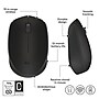 Logitech M170 Wireless Ambidextrous Optical Mouse, Black (910-004940)~#|#~601D8DC8-E162-4A71-B2524364C64FB160_sc7