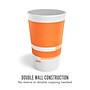 Perk™ Insulated Double Wall Paper Hot Cup, 16 oz., White/Orange, 30/Pack (PK59484)~#|#~6023367B-118B-4417-A6E7282B5D36CA71_sc7