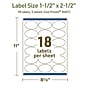 Avery Dissolvable Oval Multipurpose Labels, 1.5" x 2.5", Off-white, 90/Pack (94051)~#|#~602BBCFC-2CE8-4780-989DC2FB15017B0E_sc7