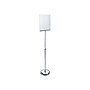 Azar Sign Holder, 11" x 17", Vertical, Freestanding, Clear/Silver Acrylic (300847)~#|#~602C3743-2F46-40E7-944D637084BFEA2F_sc7
