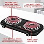 Brentwood 1,100-Watt Countertop Electric Double Burner, Black (TS-363BK)~#|#~602D04E5-AF8E-4FCC-912BC3D83760FEB5_sc7