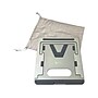 Amer 10" x 6" Aluminum Folding Laptop Stand for 15.6" Laptops, Silver (AMRNS01DG)~#|#~602E9242-9186-4662-A65E66AAB0D8456B_sc7