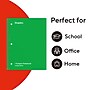 STAPLES 1‑Subject Spiral Notebook, 8” x 10.5”, College Ruled, 70 Sheets, Assorted Colors, 6‑Pack~#|#~602EF36D-D81A-4570-84C2AE8DF0C2B0F8_sc7