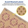 Avery Laser/Inkjet Decorative Edge Multipurpose Labels, 1-1/2" x 1-47/54", Kraft Brown, 2000 Labels/Box ( 94120)~#|#~603416B5-0065-4B13-9CB35177E7A3C98C_sc7
