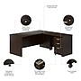 Bush Business Furniture Westfield 66"W L Shaped Desk with 42W Return and Mobile File Cabinet, Mocha Cherry (SRC165MRSU)~#|#~6034CF90-99DE-49EC-AA8C04F034366F5B_sc7