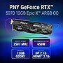 PNY NVIDIA GeForce RTX 5070 OC Triple Fan PCIe 5.0 12GB GDDR7 Gaming Graphics Card, 2325 MHz Core, Black (VCG507012TFXPB1-O)~#|#~6036E50C-DD61-48AC-996935EBC8FF7552_sc7