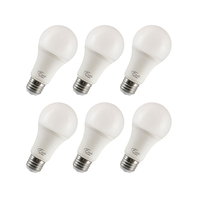 Viribright 4/8/12-Watts Cool White 3-Way LED General-Purpose Bulb, 6/Box (450103-ES) image 1