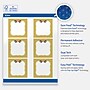 Avery Square Multipurpose Labels, 3" x 3", White, 60/Pack (19479370466)~#|#~603B052A-7C7A-4C00-A64BC864532A9CD8_sc7