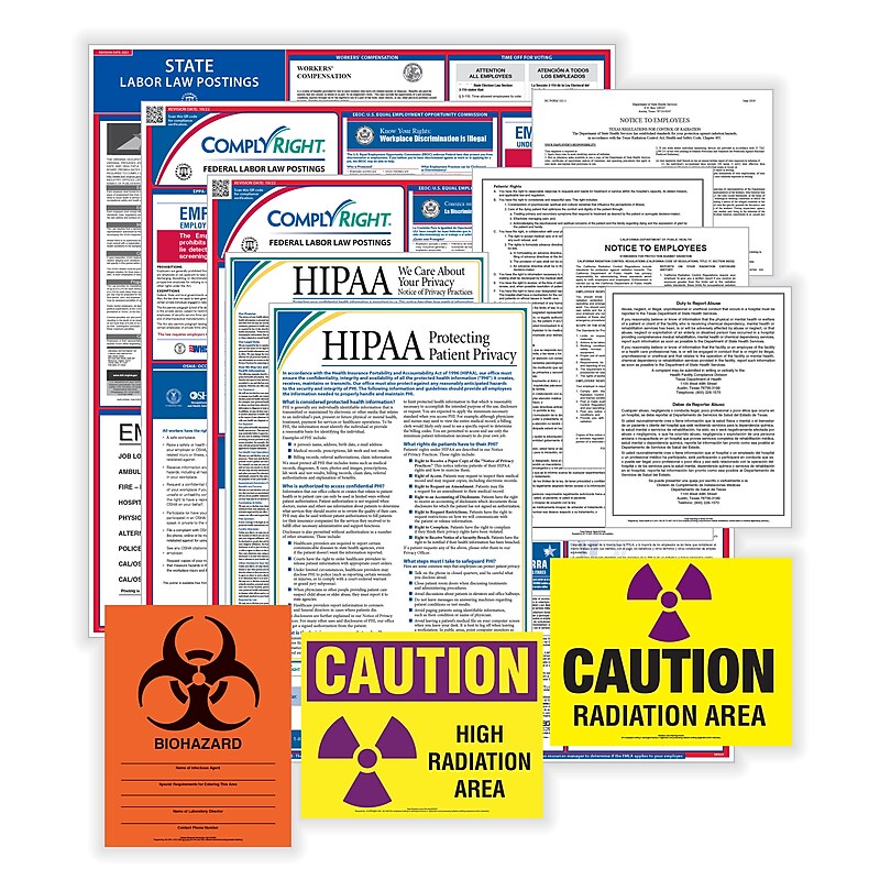 ComplyRight Federal (Bilingual), State and Healthcare (English) Labor Law 1-Year Poster Service, Minnesota (U1200CBOHLTHMN) image 1