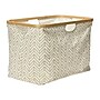 Household Essentials Krush Collapsible Laundry Basket, Bamboo, Tan Chevron (2290-1)~#|#~60427F2C-3BAF-4FD7-A21DBB5A8A265975_sc7