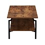 Household Essentials Crown 43.3"W x 23.6"D Laminate Coffee Table, Hickory/Black (8235-1)~#|#~6043E095-532C-49F4-9C033D23AB3AEBF9_sc7