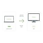 Plugable Mini Display Port to VGA Male/Female Video Adapter Cable, White (MDPM-VGAF)~#|#~60487C30-CF25-4D99-BA39D816DDD03320_sc7