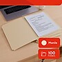 Staples 100% Recycled File Folders, Letter Size, Straight‑Cut Tabs, Manila, Eco‑Friendly Paper Stock, 100/Box~#|#~604D69D2-C7AB-46D3-BEC63C7A1EFB55C8_sc7