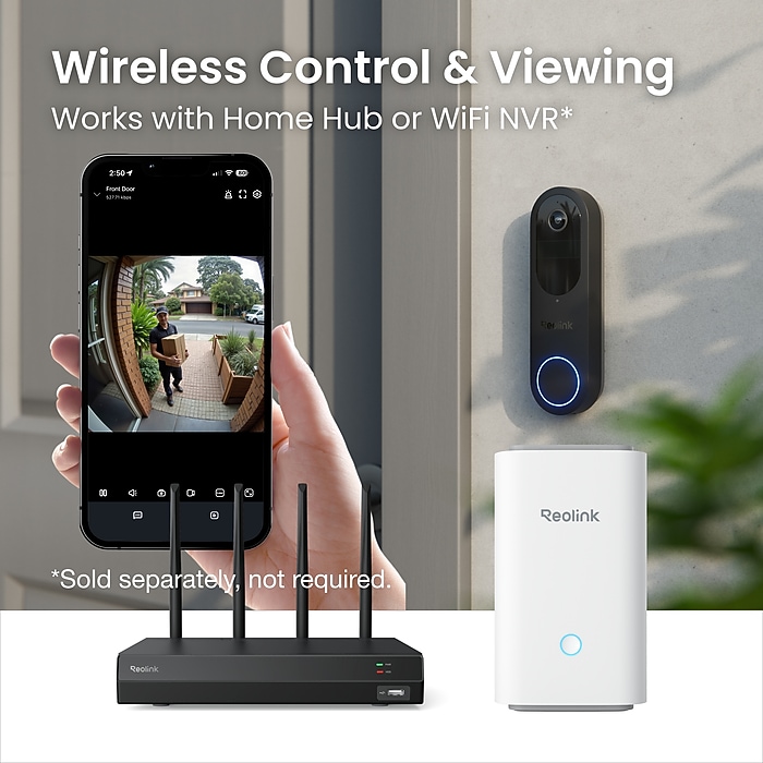 Reolink D340B Battery-Operated Wireless Wi-Fi 2K 4MP Smart Video