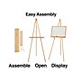 Staples Display Easel, 64", Natural Pine Hardwood (28219US/50447US)~#|#~6050A80D-8123-4A3F-87B9C577148A766E_sc7