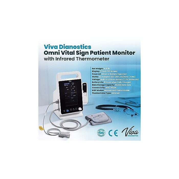 Viva Comfort Health Monitoring Device Omni Spot Vital Sign Monitor