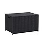Household Essentials 125.6 Quart Sturge Chest, Wicker, Black (ML-7135)~#|#~60537E34-86BC-4011-8A9F70F9DFF50B48_sc7
