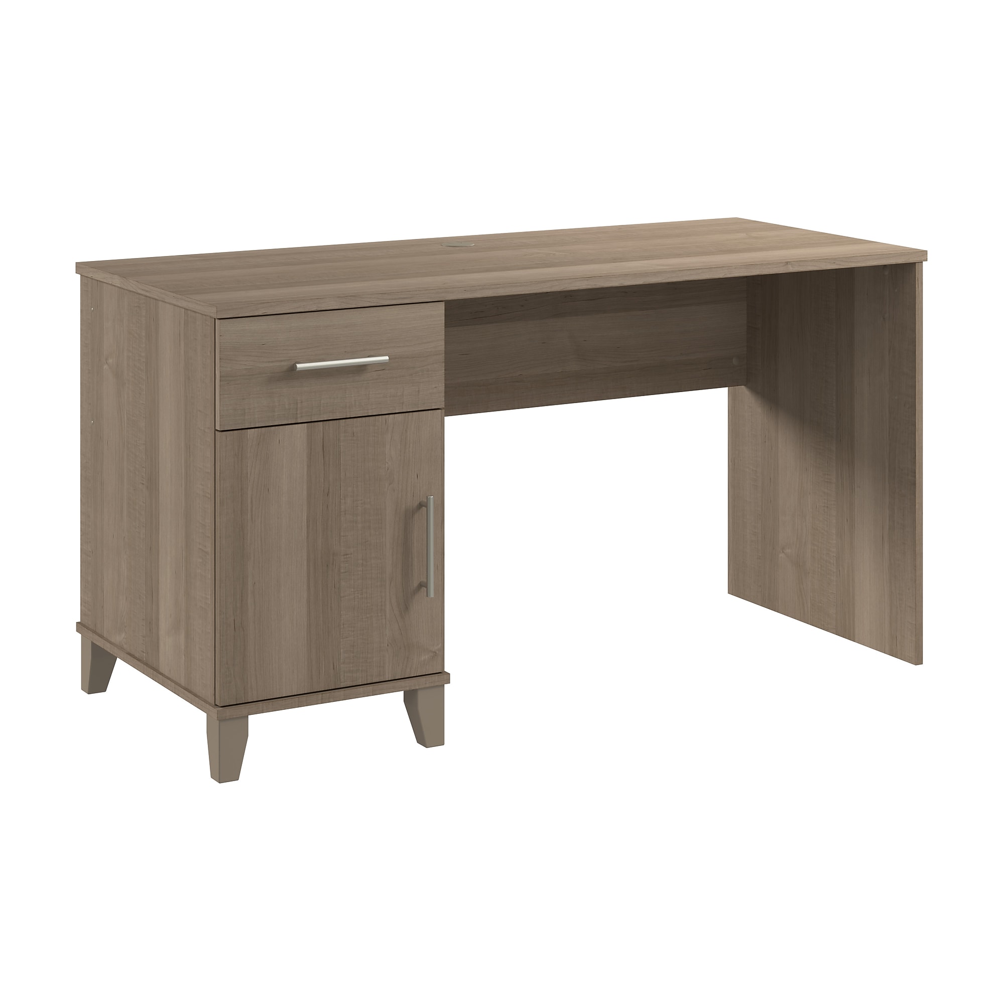 Bush Furniture Somerset 54″W Office Desk with Drawer and Storage Cabinet, Ash Gray (WC81654) Sansujyuku sansujyuku.com