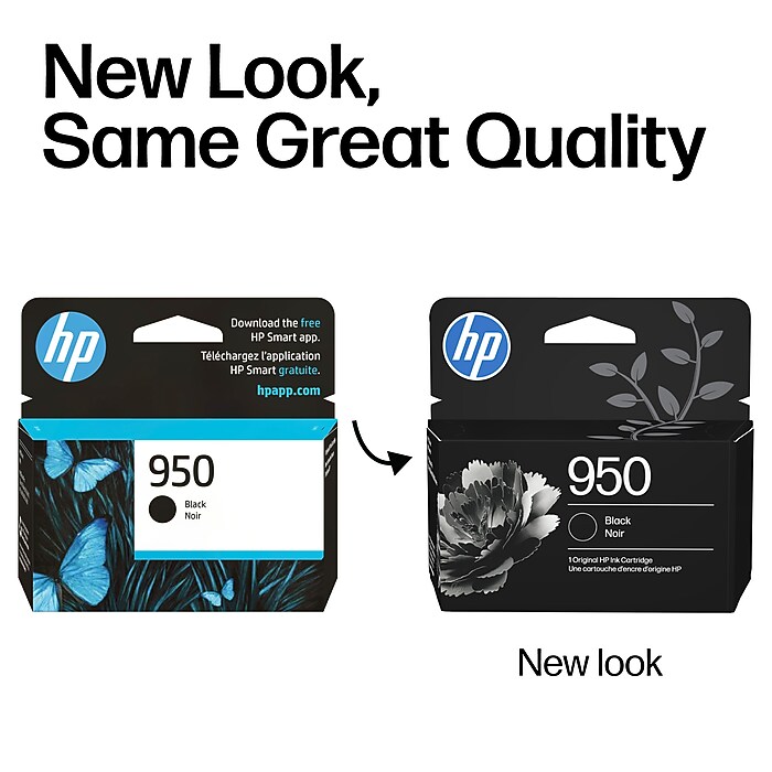 HP 950 Black Standard Yield Ink Cartridge, Prints Up to 1,000