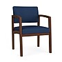 Lesro Lenox Wood Vinyl Guest Chair, Patriot Plus Imperial Blue/Walnut (LW1101.WWL-01PPIB)~#|#~60564DB8-D005-4116-8CEA52D0631752F6_sc7