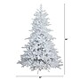 Nearly Natural 7' Pre-Lit Artificial White California Spruce Christmas Tree with 440 Color Changing LED Lights (T4802)~#|#~60568861-E9FB-487A-8DC2B63001B4B143_sc7