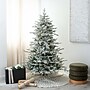 Nearly Natural 6' Pre-Lit Artificial Fraser Fir Flocked Christmas Tree with Instant Connect Technology (T4789)~#|#~6056DDD6-4524-422E-A504BF7CC7BD9B84_sc7
