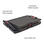 Dexas International Folio Clipcase Plastic Storage Clipboard, Letter Size, Black (2417-AST2)~#|#~6056E879-FAA4-4E89-B9E9120C6DDF6C58_sc7