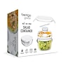bentgo All-in-One Salad Container, 5-Compartment, White, 61 oz. (BGLASSAL-W)~#|#~605BE6DC-1FE2-4447-89B817C506081A48_sc7