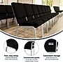 Flash Furniture HERCULES Series Fabric Stacking Church Chair, Black/Silver Vein Frame (XUCH60096BKSV)~#|#~605DE60E-984D-48B3-8DCD47B180FF37F3_sc7