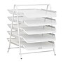 Mind Reader 5-Tier Stackable Paper Desk Tray Organizer, Metal, White (5TPAPER-WHT)~#|#~605DFD32-33C1-4C49-92C37D9CF8F2AF94_sc7