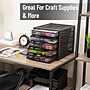 Mind Reader 5-Compartment Metal Mesh File Storage Drawers, Black (5CABMESH-BLK)~#|#~6060C76D-2006-4BAE-B45048A12021072C_sc7