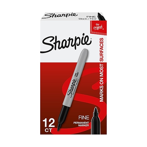 STAPLES ADVANTAGE Sharpie Permanent Markers, Ultra Fine Tip, Assorted Inks