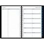 2025 Blue Sky 5" x 8" Weekly & Monthly Planner Portfolio, Faux Leather Cover, Black (148453)~#|#~606D9857-9874-41B0-A8F8BC0A450E9BCC_sc7