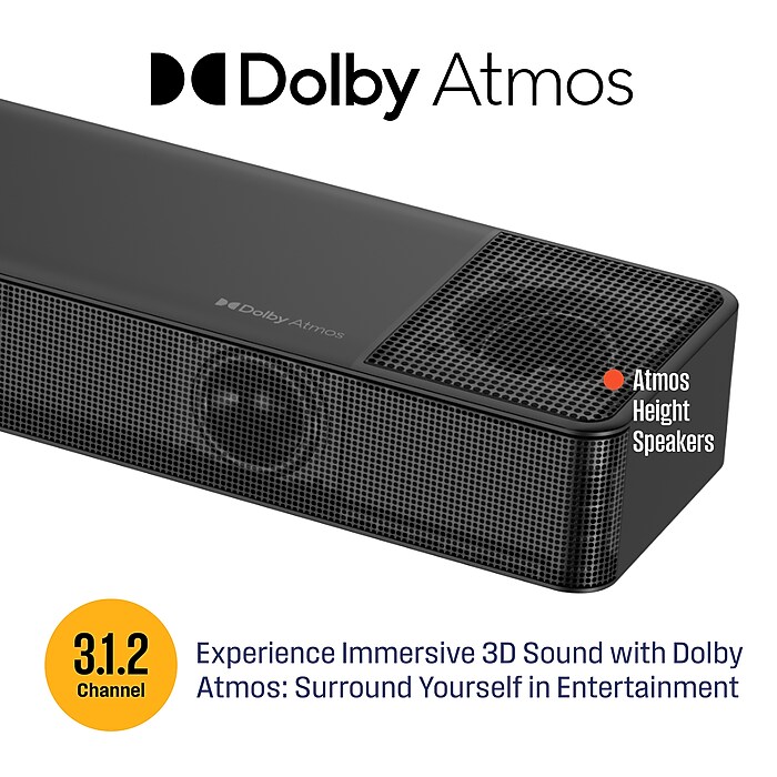 Westinghouse Channel All-In-One Soundbar with Built in