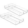 iDESIGN 4-Compartment Plastic Drawer Organizer, Clear, 2 Piece (29092M2)~#|#~60733B03-B958-44C8-AA42F0D981701879_sc7