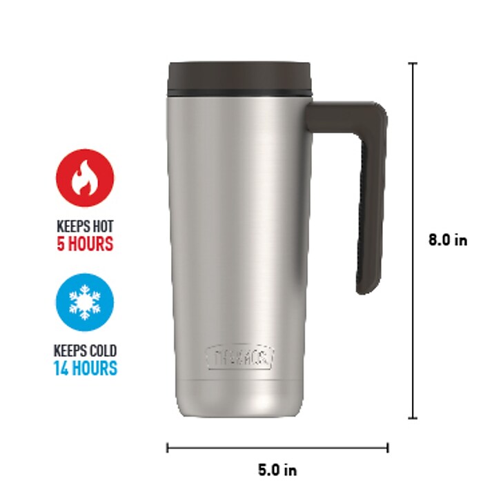 Thermos Alto Stainless Steel Vacuum Insulated Travel Mug, 18 oz