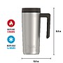 Thermos Alto Stainless Steel Vacuum Insulated Travel Mug, 18 oz., Matte Stainless (EATS1309MS4)~#|#~60765911-2A38-4BA7-96624C0E1901B767_sc7