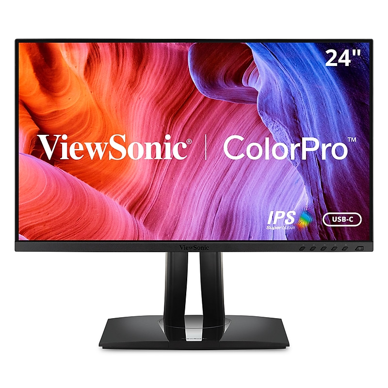 ViewSonic ColorPro 24" 60Hz LCD Monitor, Black (VP2456) image 1