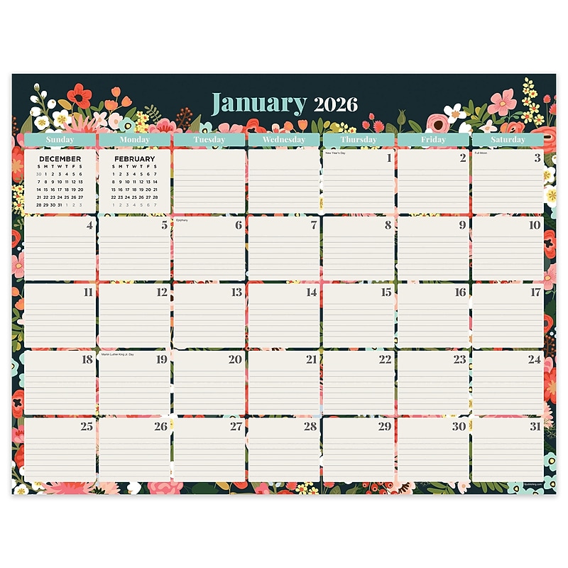 2026 TF Publishing 22" x 17" Monthly Desk Calendar, (26-8210) image 1