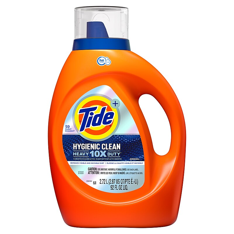 Tide Hygienic Clean HE Liquid Laundry Detergent, Original Scent, 84 fl oz., 59 loads (12248) image 1