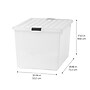 Iris 132 Qt. Latch Lid Storage Box, Clear (100251)~#|#~6082164E-3517-4D6B-8270E68F20CC0F10_sc7