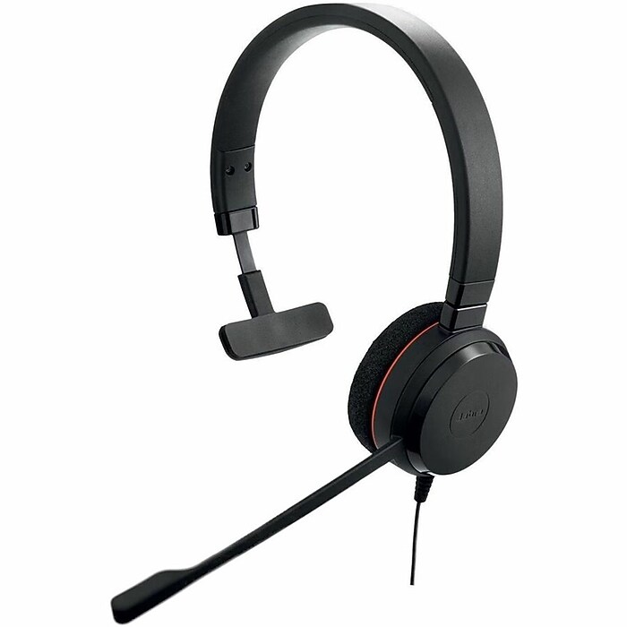 Jabra Evolve 20 Mono Phone & Computer On Ear Headset, USB-A, UC