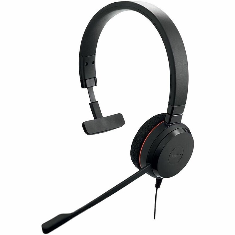 Jabra Evolve 20 Mono Phone & Computer On Ear Headset, USB-A, UC Certified (4993-829-289-01) image 1