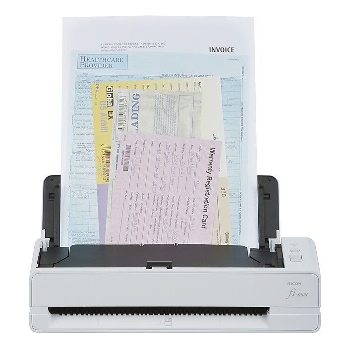 RICOH Fi 800R PA03795-B005 Duplex Document Scanner, Gray/Black