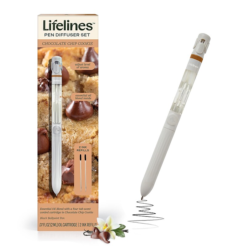 Lifelines Chocolate Chip Cookie Essential Oil Blends Pen Diffuser, 0.07 oz. (LL-12-3126) image 1