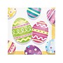 Creative Converting Eggsciting Easter Egg Napkin, Multicolor, 48/Pack (DTC369776NAP)~#|#~608DBE4A-66F2-4BA9-ABCB53179278DE9E_sc7