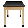 Diversified Woodcrafts School Classroom Rectangular Science Lab Table, 60" x 30", Oak (C714LBBK30N)~#|#~608E576E-CC6C-4B42-BA138C53B50B905E_sc7
