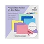 Better Office Heavy-Duty File Folders, 1/3-Cut Tab, Letter Size, Polypropylene, Pastel Rainbow, 12/Pack (89023-12PK)~#|#~6090249A-ECC7-46B5-8CB494B4113225ED_sc7